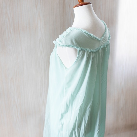 Vintage Teal Nighty - Picture 9 of 14